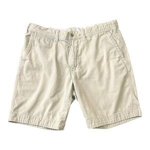 Ralph Lauren Polo Men’s Cotton Khaki Relaxed Fit Shorts Size 35